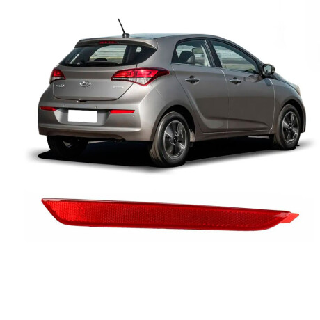 PLASTICO ACRILICO MICA FAROL HYUNDAI REFLECTOR PARAGOLPE TRAS. DER. HB20 HATCH 16/19 - PLASTICO ACRILICO MICA FAROL HYUNDAI REFLECTOR PARAGOLPE TRAS. DER. HB20 HATCH 16/19 -