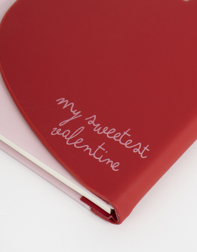 Anotadores Cuadernos y Memos Cuaderno A5 Corazón - Combinacion Bicolor