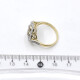 Anillo Oro 18K, Platino, Brillantes Y Diamantes Anillo Oro 18K, Platino, Brillantes Y Diamantes