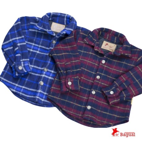 Camisa Tartan de niño azul