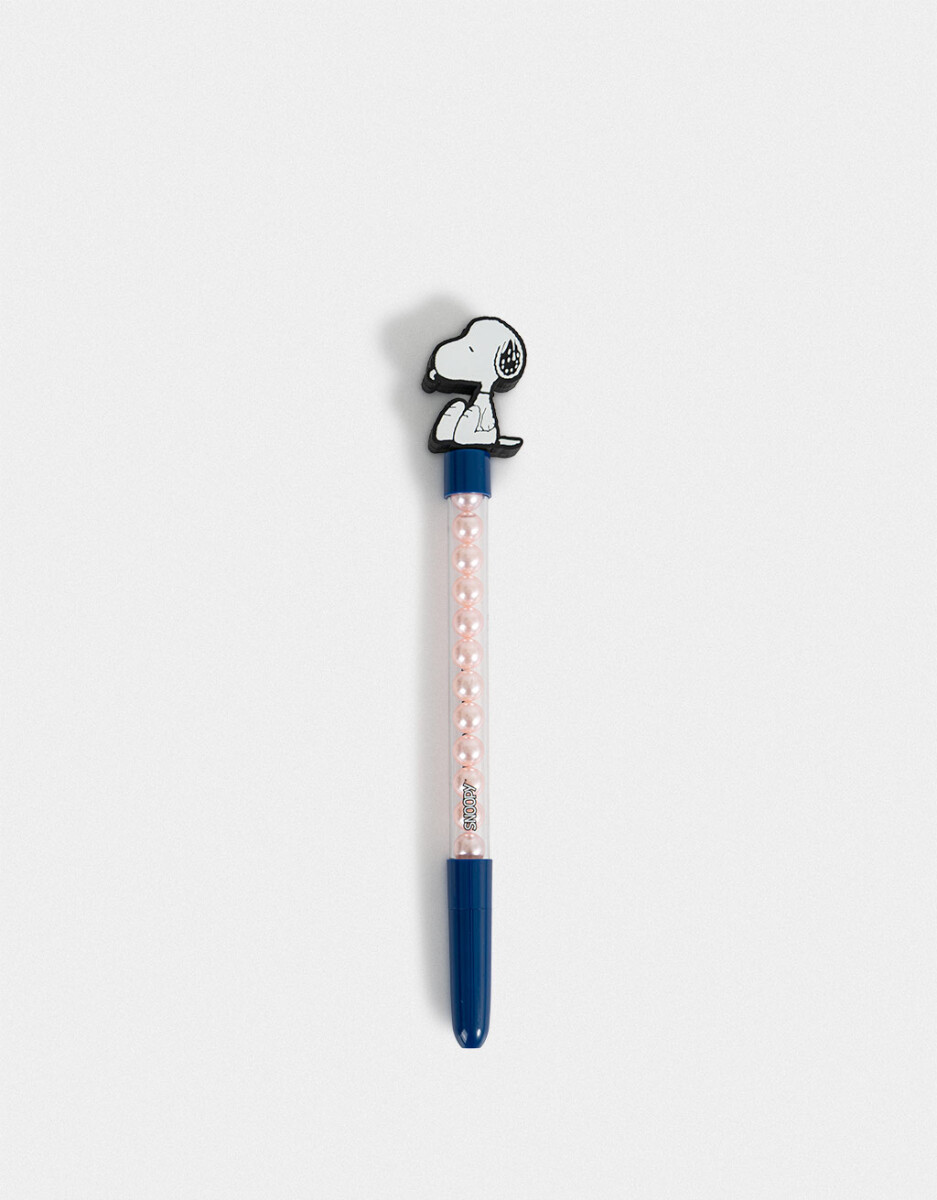 Lapicera Con Topper "snoopy" 