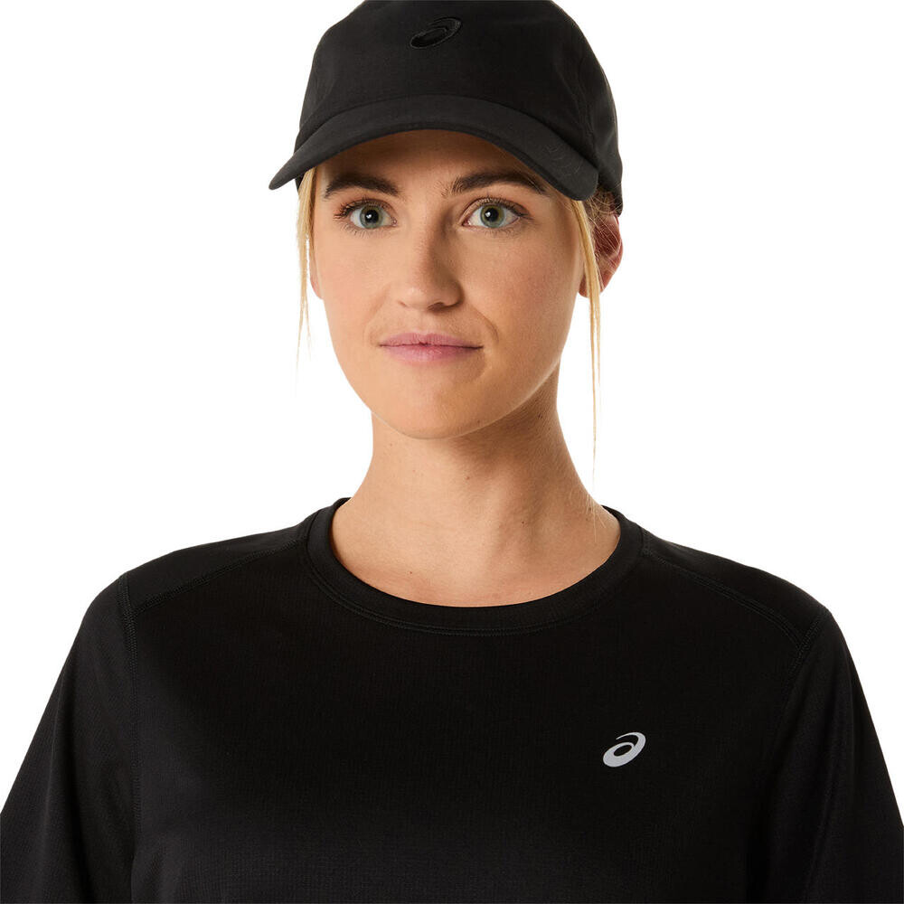 ASICS Silver Ss Top - Mujer Performance Black