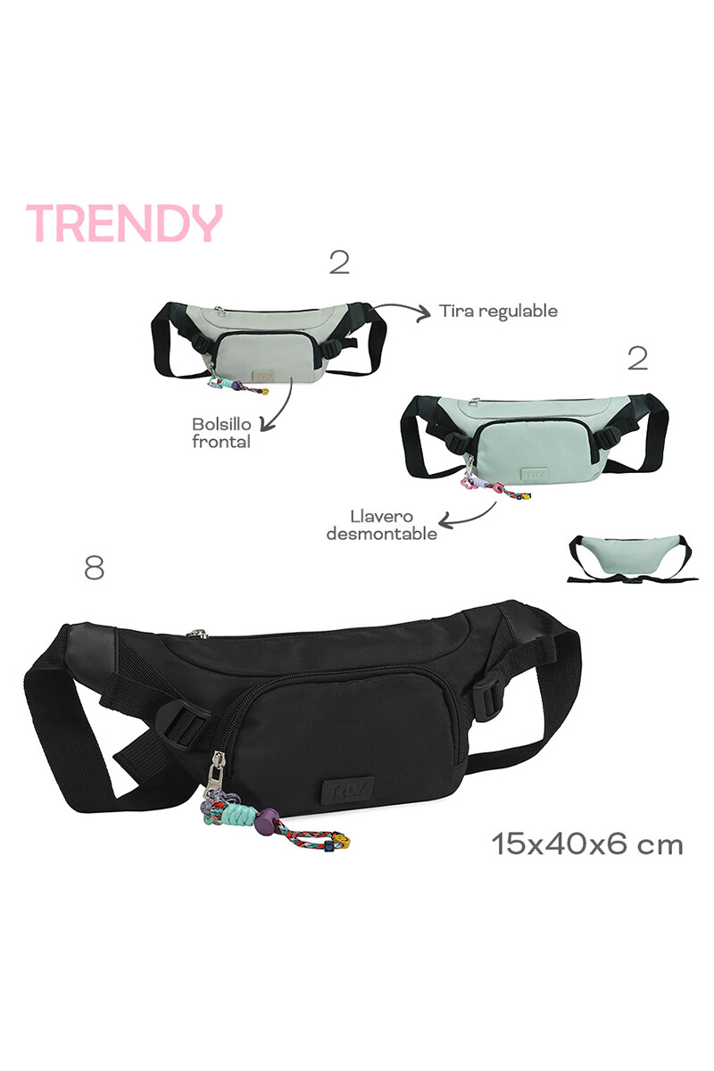 Riñonera Trendy Negro