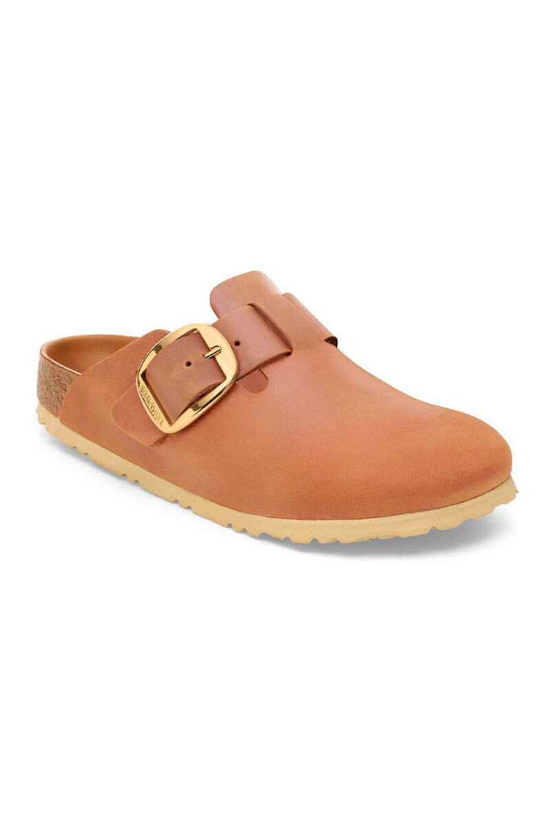Boston Big Buckle Leoi Cognac Hex Cognac