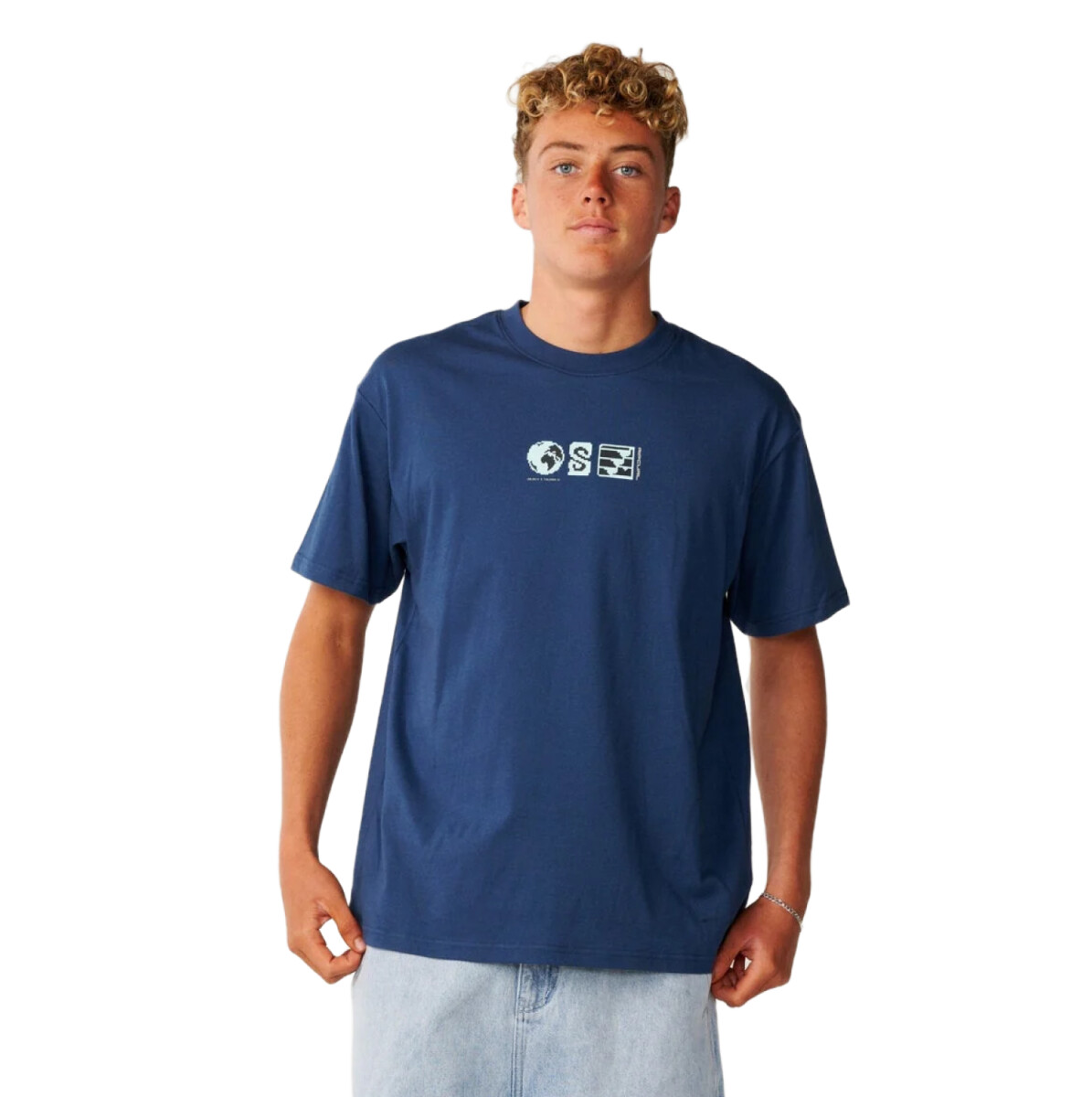Remera Rip Curl Sseries Vc Digicon - Azul 