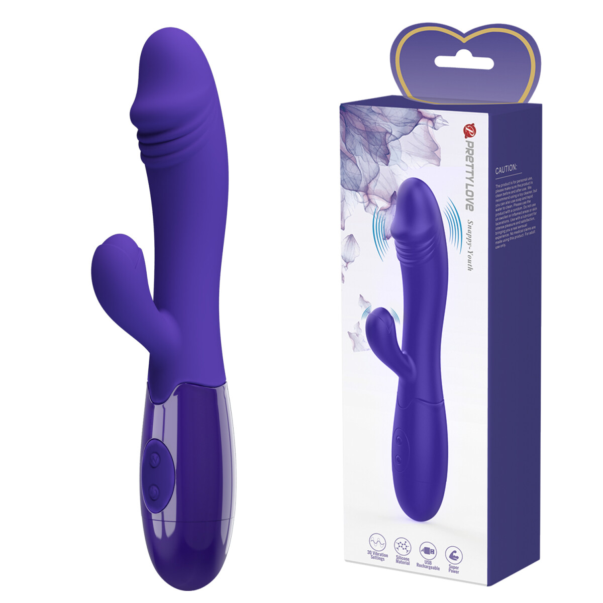 Vibrador Punto G Clítoris Snappy Youth Pretty Love 