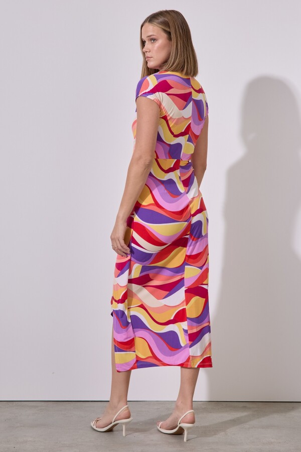 Vestido Swirl MULTI/VIOLETA