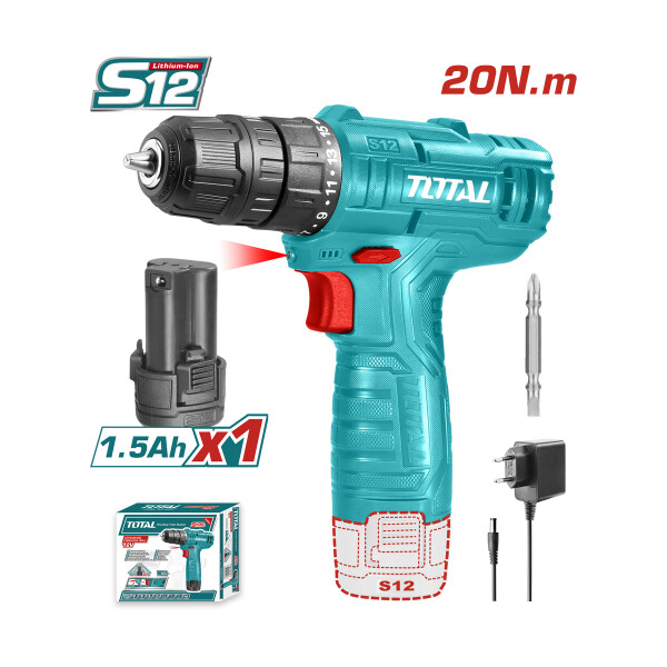 Taladro Atornillador Inalámbrico 12v Total Taladro Atornillador Inalámbrico 12v Total