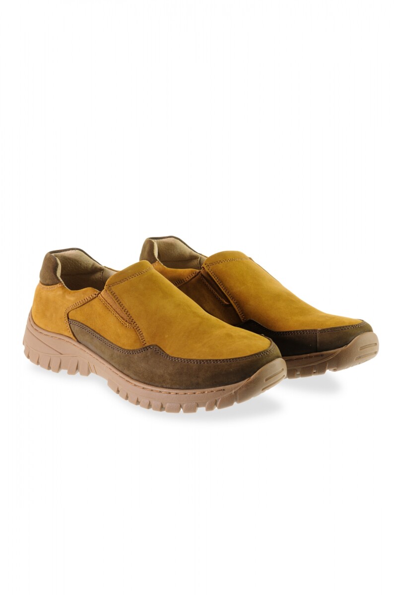 ZAPATO MOCASÍN DE GAMUZA - Marron 