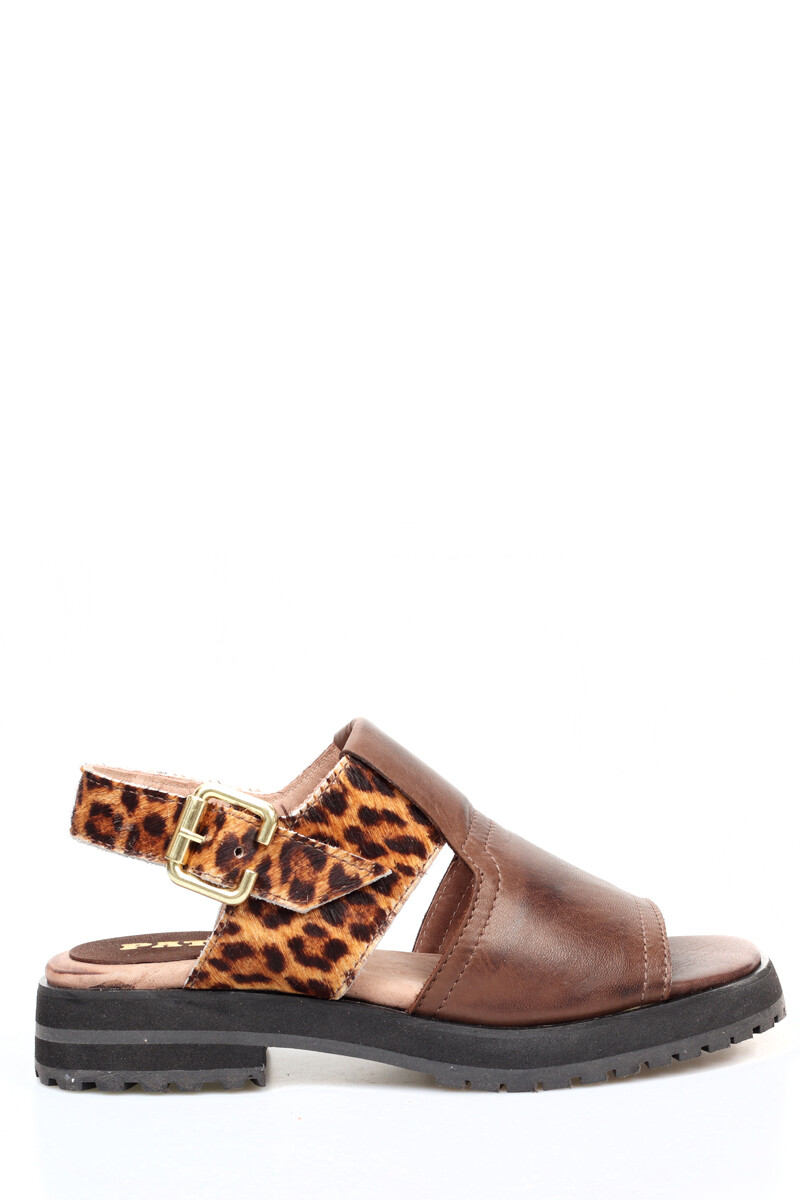 Sandalia Caroline - Leopardo 