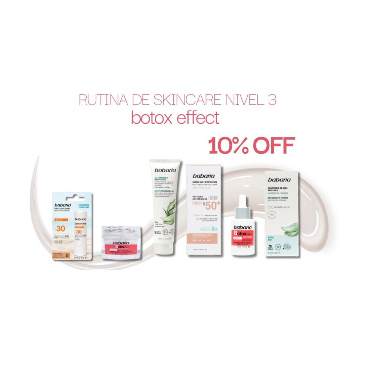 Rutina de skincare NIVEL 3 - Botox 