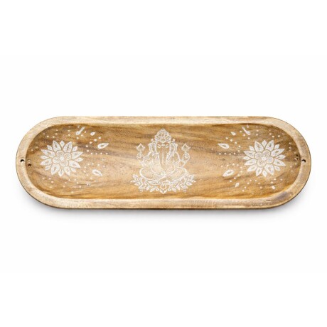 PORTAINCIENSO PLATO DE MADERA Ganesh