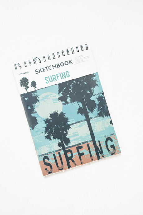 Block Dibujo Surfing, A4 Estampado 4