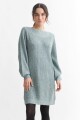 Vestido m/l tejido VERDE MENTA