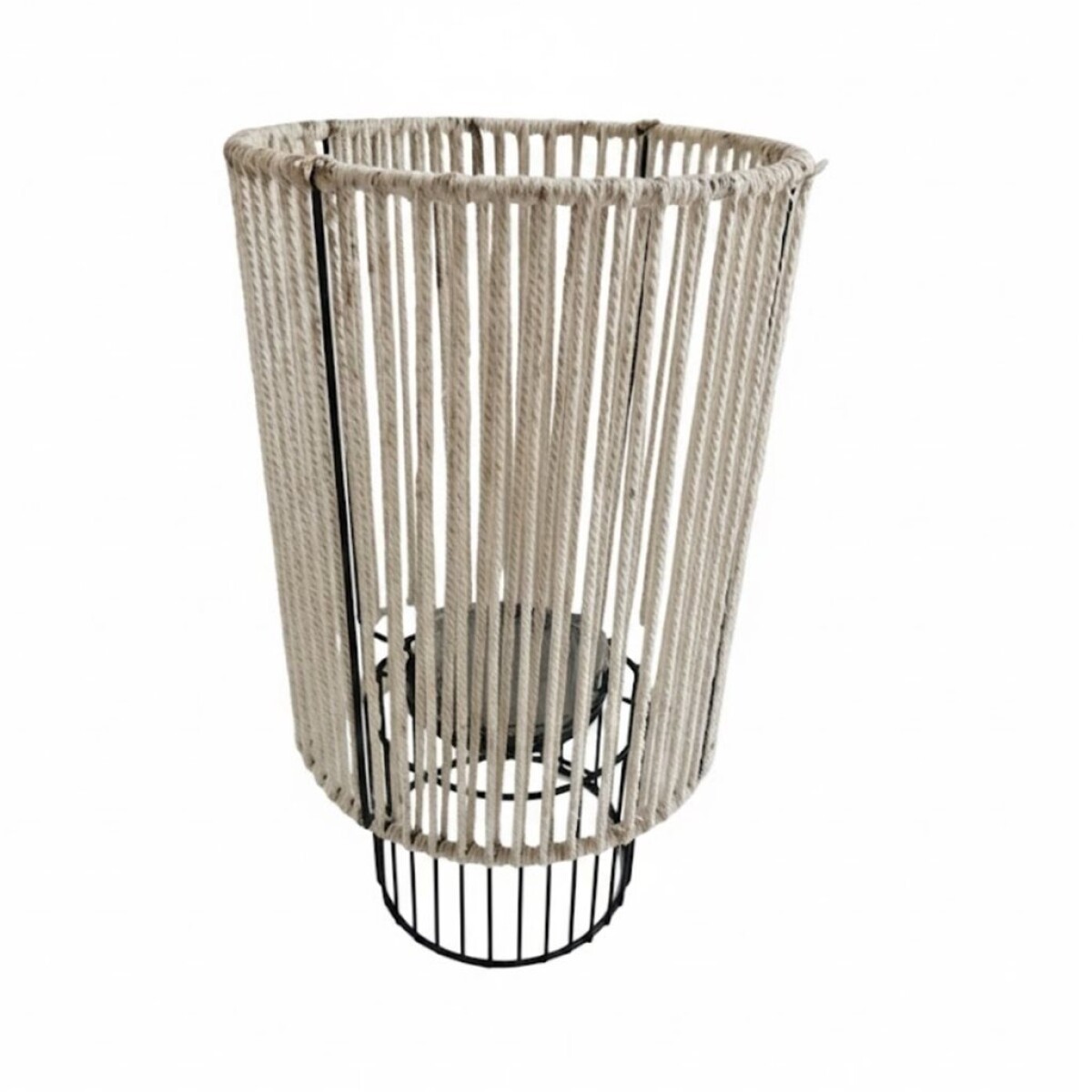 FANAL CILINDRICO METAL/CUERDA D15x27CM 