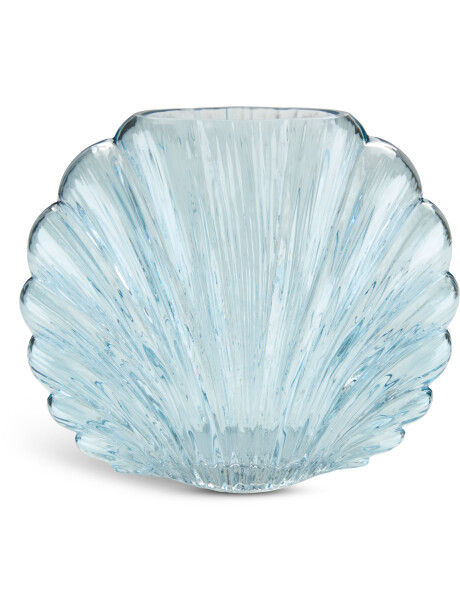 Jarrón LAUGE A20xL10xA17cm azul Jarrón LAUGE A20xL10xA17cm azul