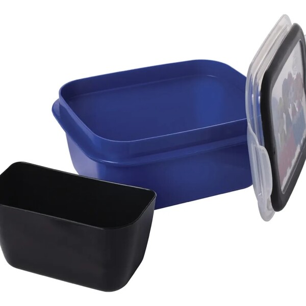 Tupper con reparticion tipo vianda PAW PATROL azul