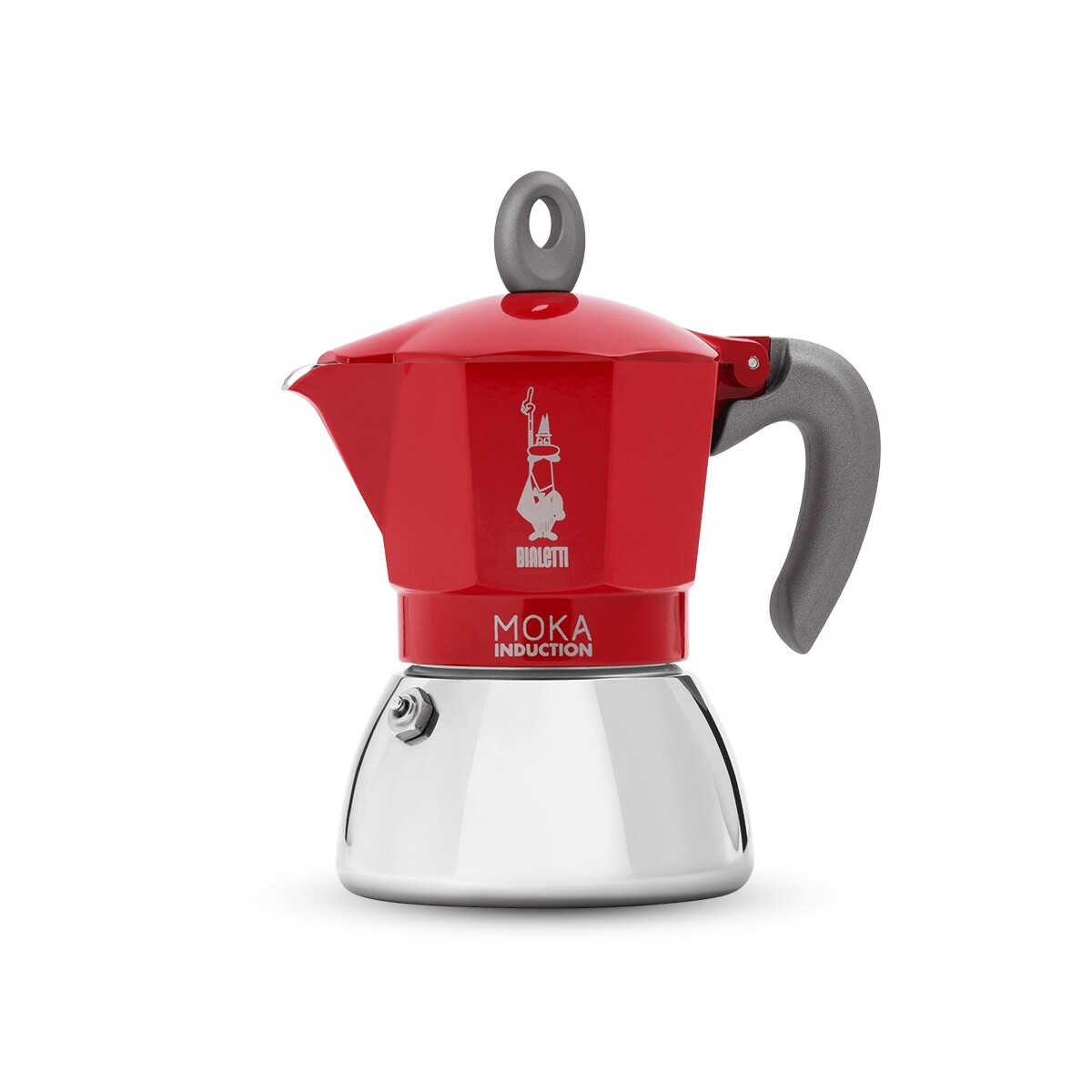 Cafetera Bialetti Especial Inducción 6 Pocillos Rojo - ROJO 