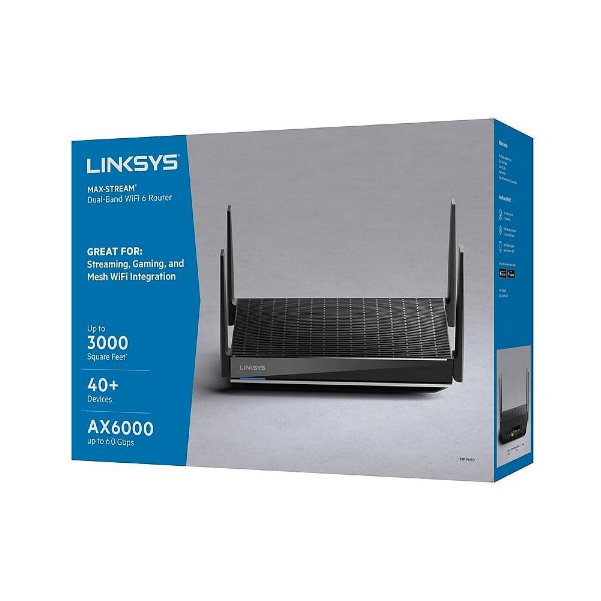 Router Linksys MR9600 Mesh Wifi 6 AX6000 Tri Band 