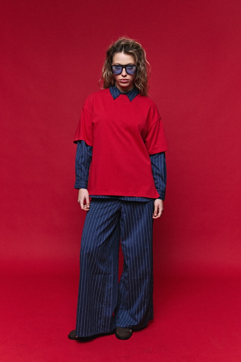 REMERA NARA Rojo