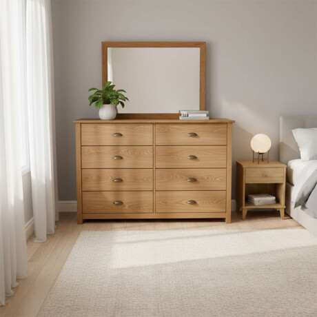 Comoda 8 cajones Linea Colonial Freijo