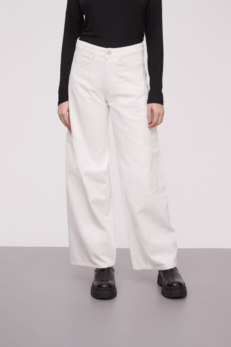 Pantalon Fields Blanco