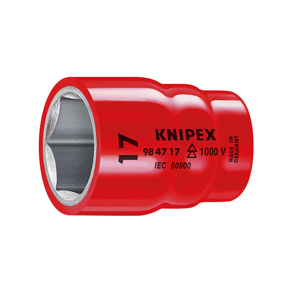 Dado hexagonal 1/2" x 24mm con aislación 1000V. KN5124