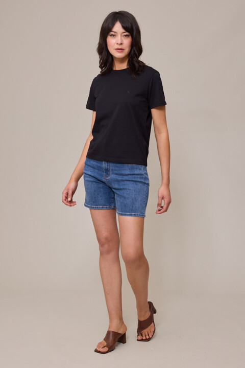 SHORT ELADIA POLANCO Azul Medio