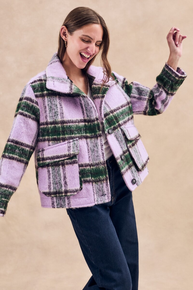 Tapado Cuadros Lana Multi