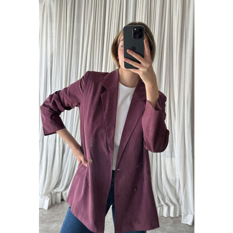 Blazer Sobri Bordeaux