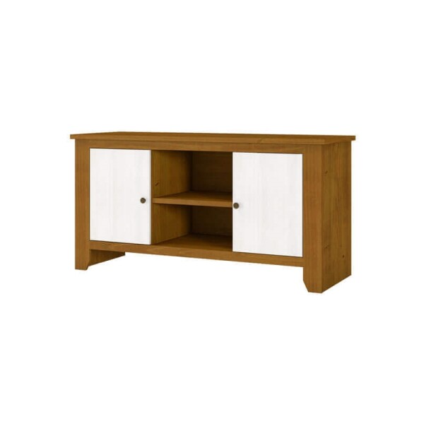 RACK RUBI - NATURAL / BLANCO MADERA MACIZA RACK RUBI - NATURAL / BLANCO MADERA MACIZA