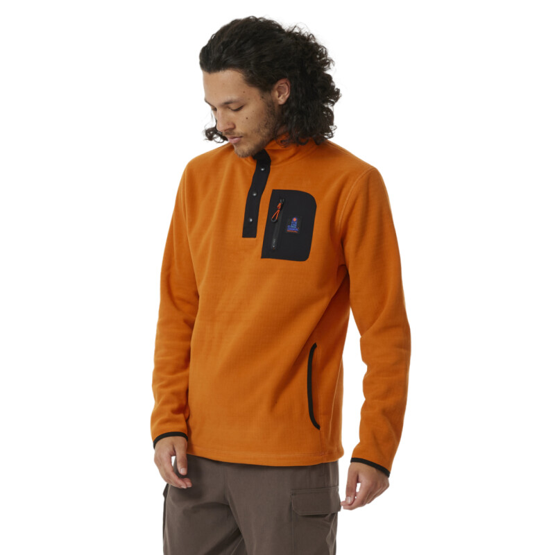 Canguro Rip Curl Search Polar Fleece Crew - Naranja Canguro Rip Curl Search Polar Fleece Crew - Naranja