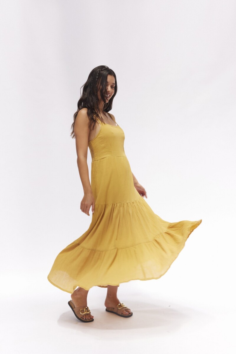 Vestido Elio - Mostaza 