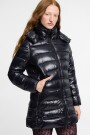 HOODED COAT MARJORIE Negro