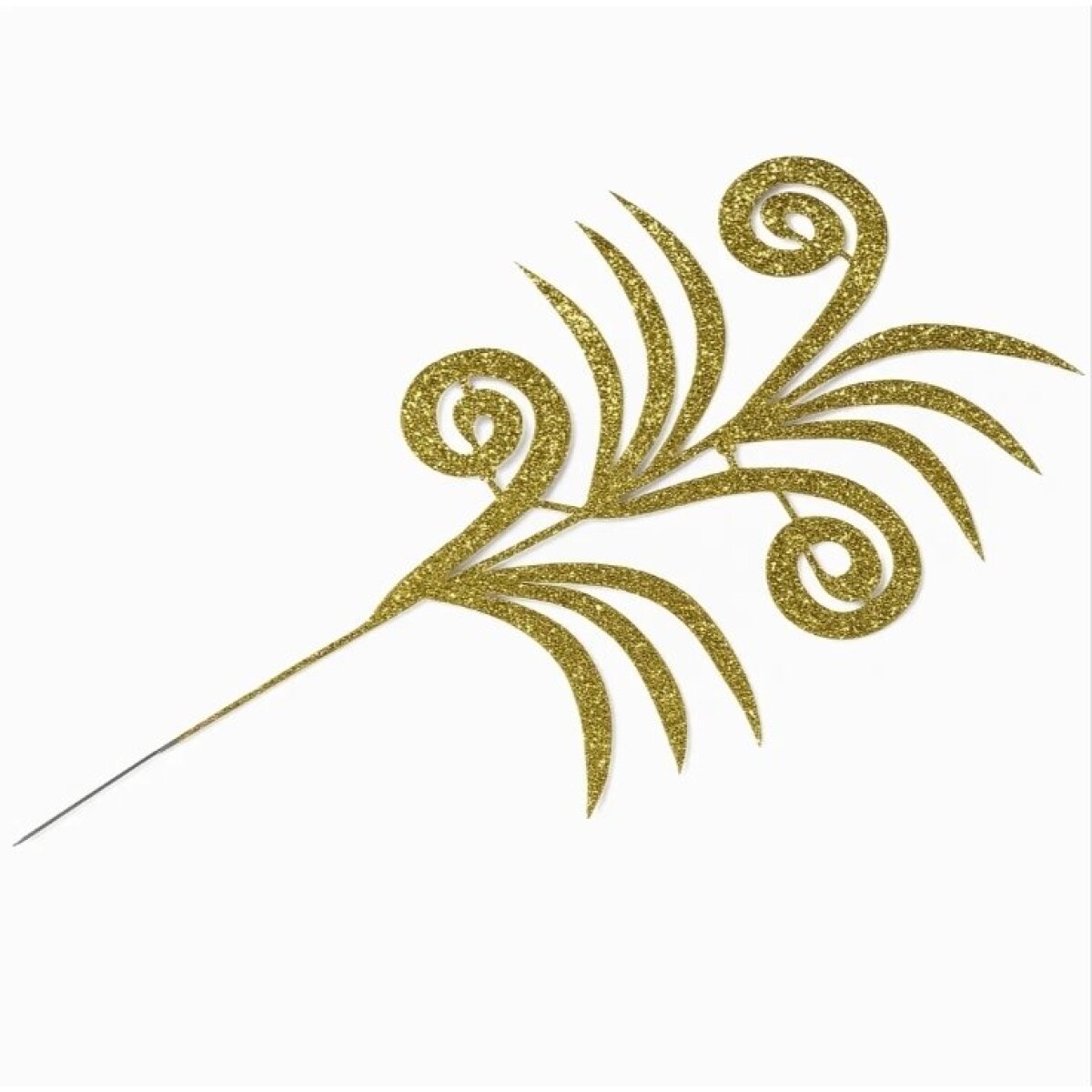 RAMA HELECHO RIZADO ORO 42 CM. 