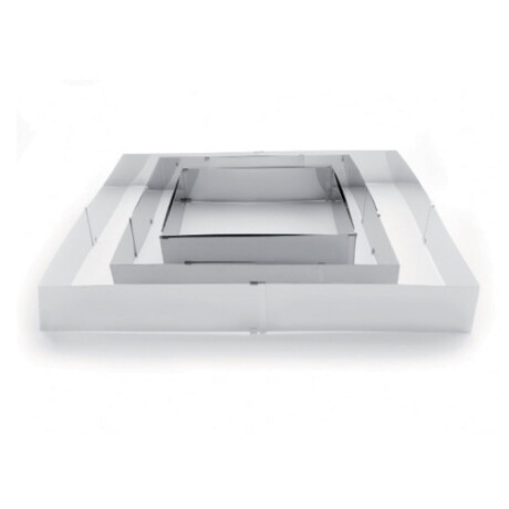 Molde Extensible Rectangular 20x24 a 38x46 cm Ibili Molde Extensible Rectangular 20x24 a 38x46 cm Ibili