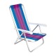 Silla reclinable 4 posiciones aluminio ROSA
