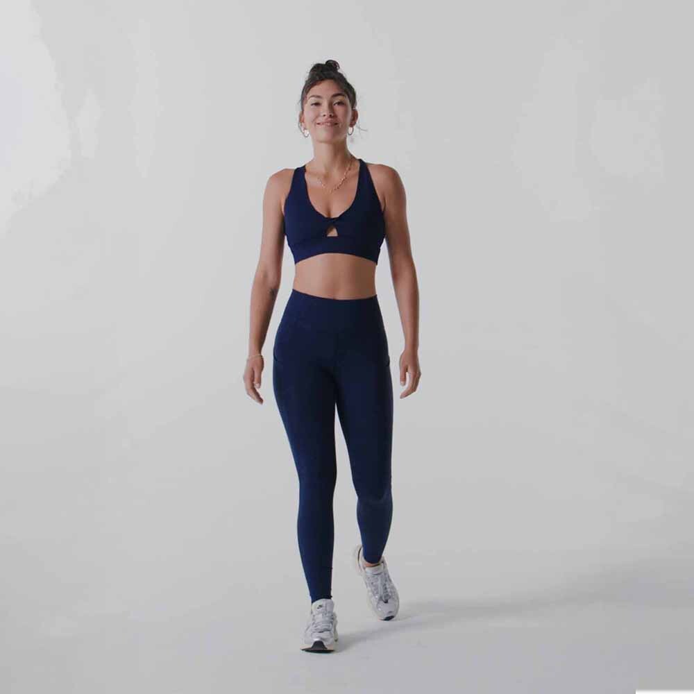 Top Training Oasis Twist Sports Bra Mujer Classic White