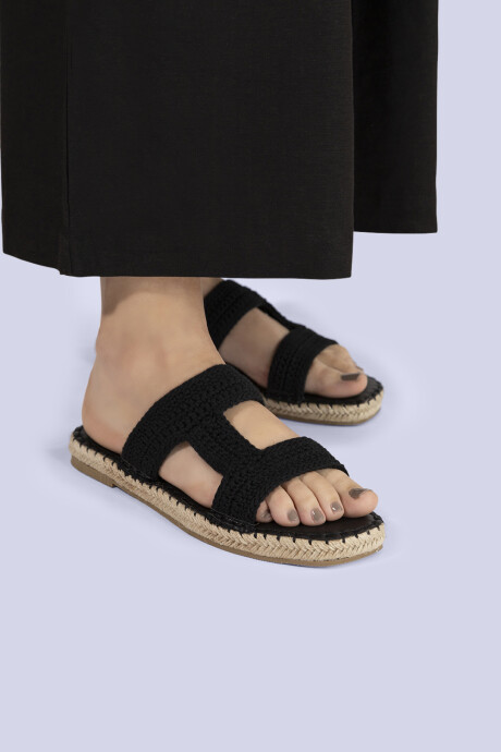 Sandalia Benzama Negro