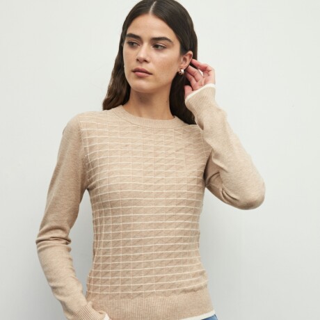 SWEATER ROADSTER Tostado