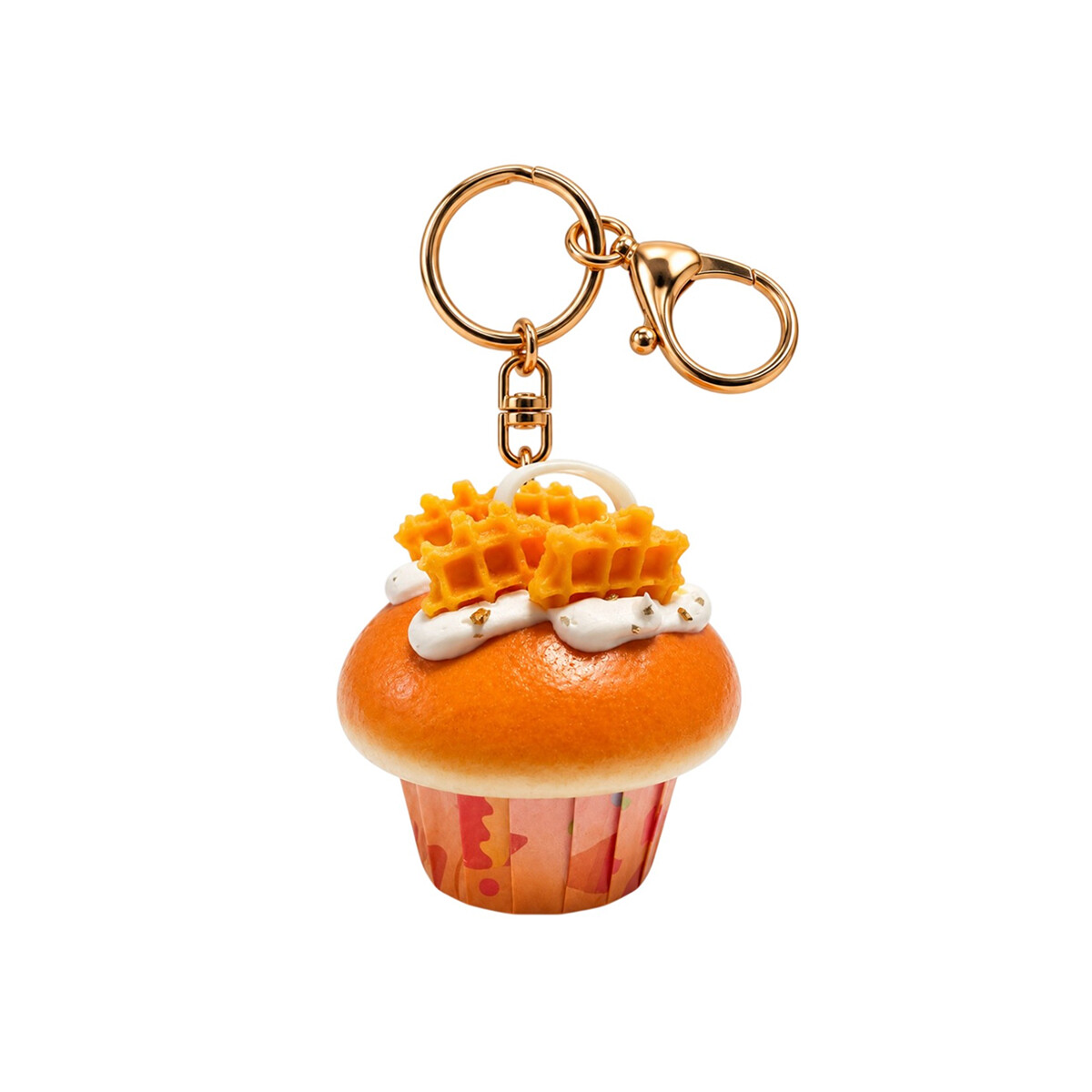 Llavero Squishy Cupcake - Amarillo 