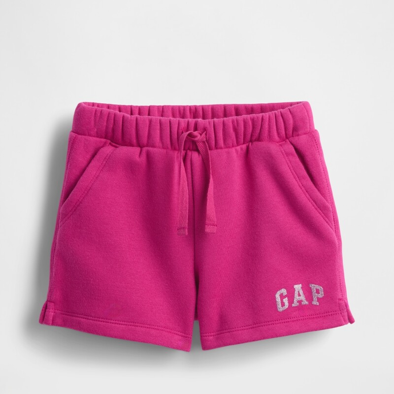 V-LOGO SHORT BRIGHT FUCHSIA