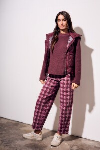 Chaleco Reversible Bordeaux