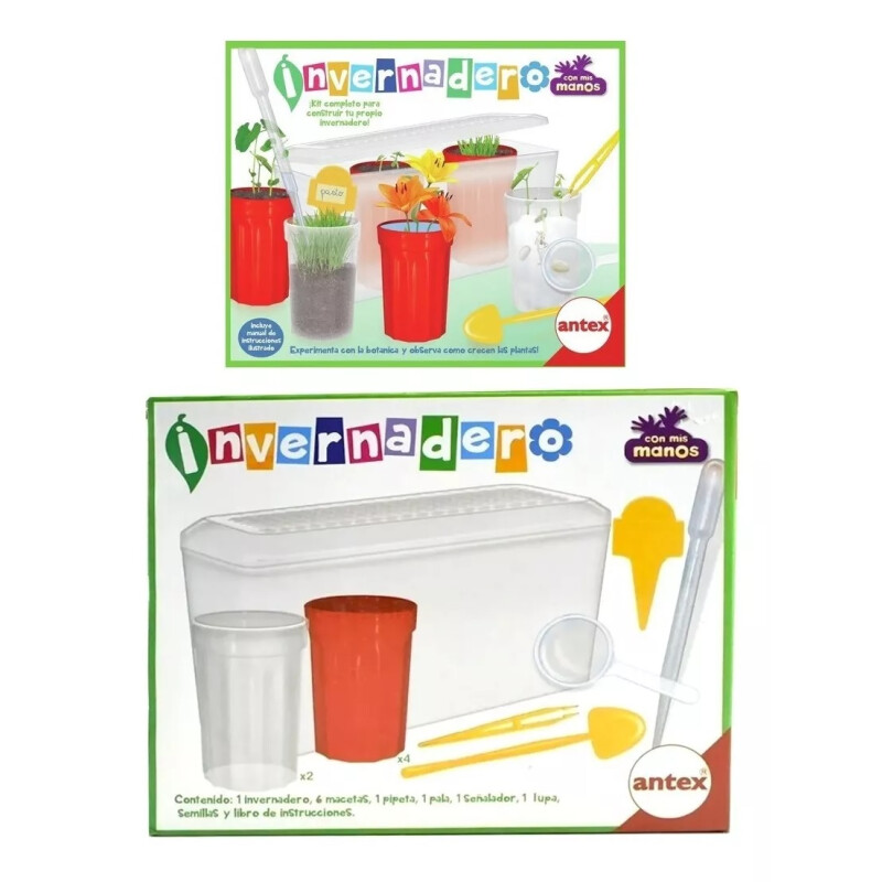 Invernadero Juego Botánica Juguete Didáctico Antex Invernadero Juego Botánica Juguete Didáctico Antex