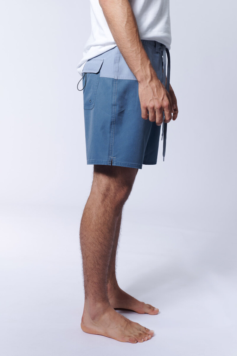 Short de baño Azul