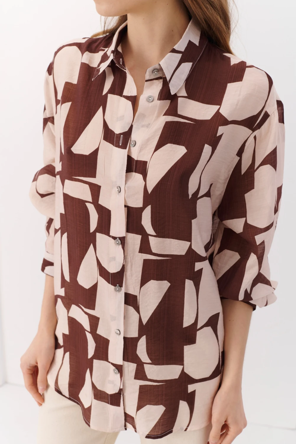 CAMISA JULIETA GIGI marron 1