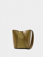 Bolso Bombonera Contraste De Texturas lima