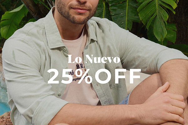 Lo nuevo 25%off