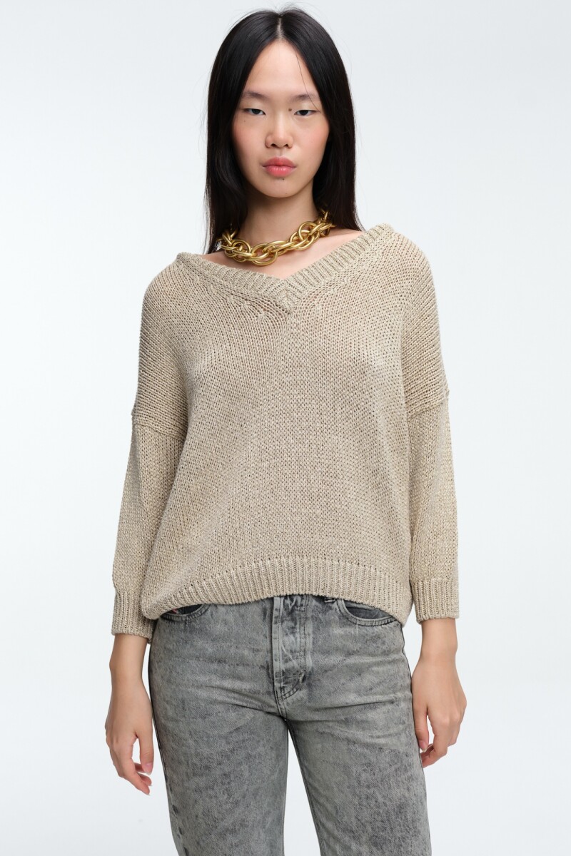 SWEATER V Crema