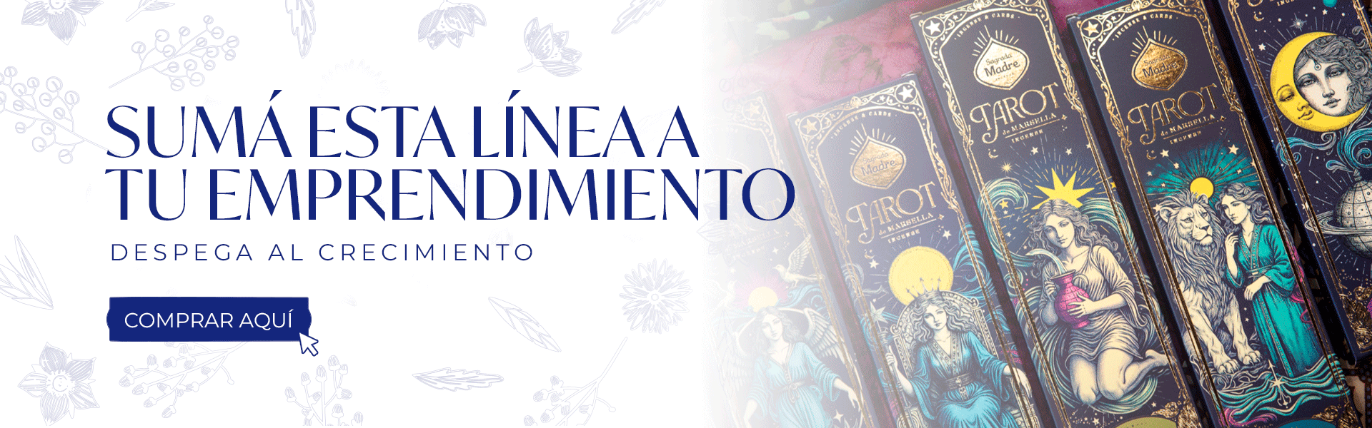 Línea Tarot Sagrada Madre precios mayoristas